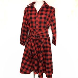 NWT Burlady flannel dress